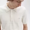 Camisa de punto con panel tonal para hombre