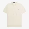 Camisa de punto con panel tonal para hombre