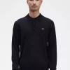 Camisa de punto de manga larga para hombre