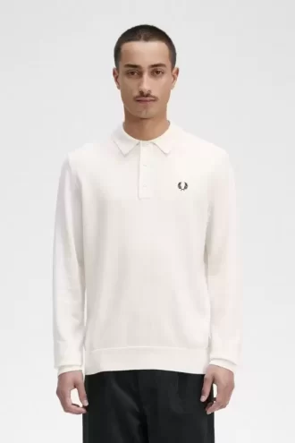 Camisa de punto de manga larga para hombre