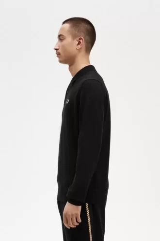 Camisa de punto de manga larga para hombre Camisa de punto de manga larga para hombre