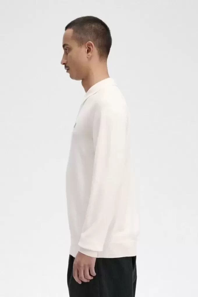 Camisa de punto de manga larga para hombre