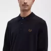 Camisa de punto de manga larga para hombre