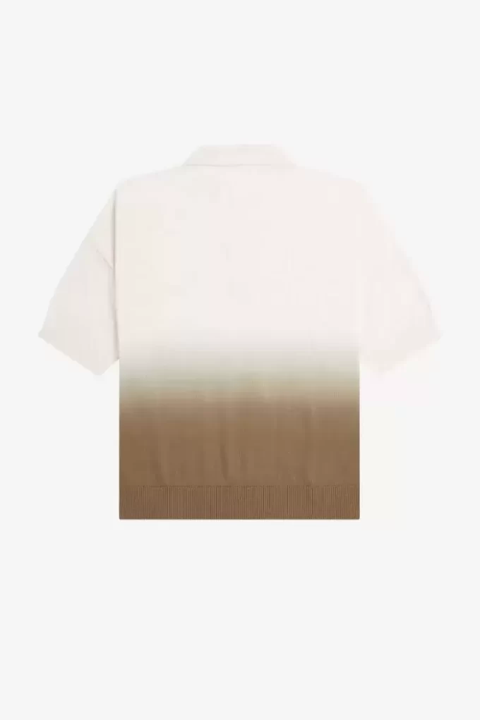 Camisa de punto ombré para mujer Camisa de punto ombré para mujer