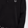 Camisa de punto para hombre con ribete de corona de laurel