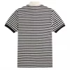 Camisa de rayas con cuello alzado para hombre