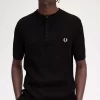 Camisa Henley con punto gofre para hombre