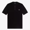 Camisa Henley con punto gofre para hombre