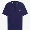 Camisa Henley de punto trenzado para hombre