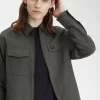 Camisa ligera con cremallera para hombre