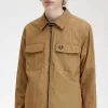 Camisa ligera con cremallera para hombre