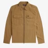 Camisa ligera con cremallera para hombre