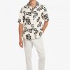 Camisas con cuello de solapa y estampado floral
