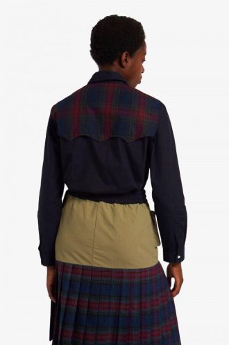 Camisas con paneles de tartán