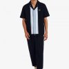 Camisas de bolos con paneles de rayas Camisas de bolos con paneles de rayas