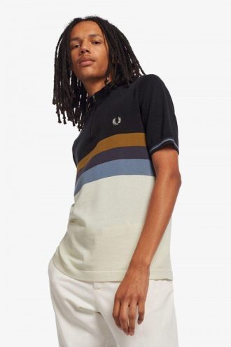 Camisas de punto con cuello de embudo