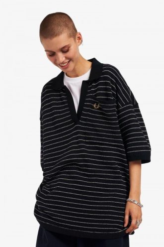 Camisas de punto con rayas texturizadas