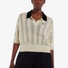 Camisas de punto con rayas texturizadas Camisas de punto con rayas texturizadas