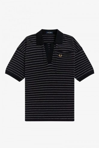 Camisas de punto con rayas texturizadas