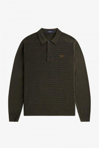 Camisas de punto con textura de chevrón