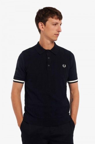 Camisas de punto con textura de punta