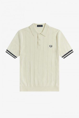Camisas de punto con textura de punta