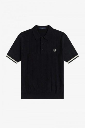 Camisas de punto con textura de punta