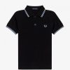 Camisas Fred Perry con ribete doble Camisas Fred Perry con ribete doble