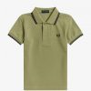 Camisas Fred Perry con ribete doble Camisas Fred Perry con ribete doble