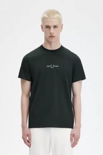 Camiseta bordada para hombre