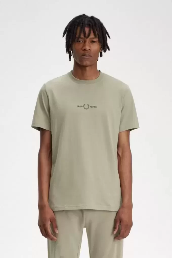 Camiseta bordada para hombre Camiseta bordada para hombre