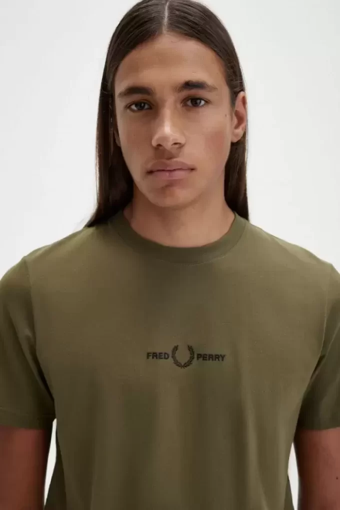 Camiseta bordada para hombre Camiseta bordada para hombre