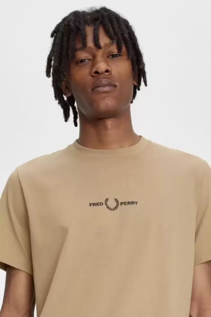 Camiseta bordada para hombre Camiseta bordada para hombre