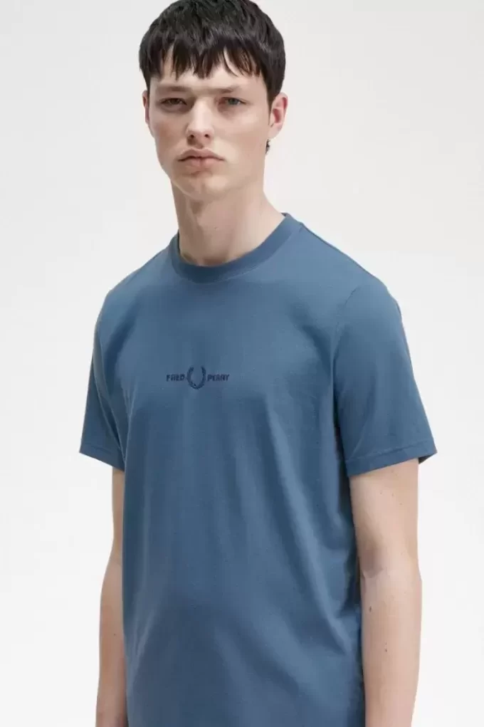 Camiseta bordada para hombre Camiseta bordada para hombre