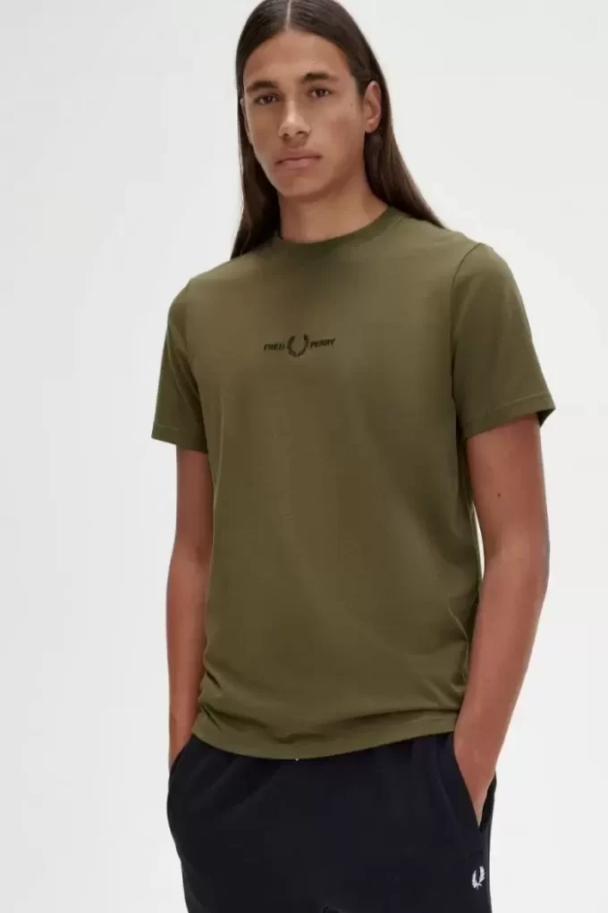 Camiseta bordada para hombre Camiseta bordada para hombre