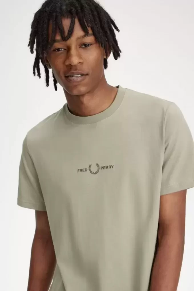 Camiseta bordada para hombre Camiseta bordada para hombre
