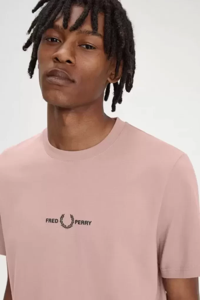 Camiseta bordada para hombre Camiseta bordada para hombre