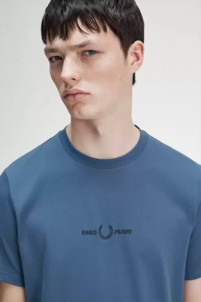 Camiseta bordada para hombre Camiseta bordada para hombre