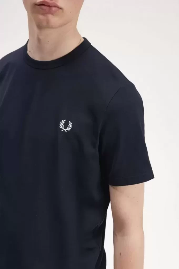 Camiseta con detalle de cinta para hombre Camiseta con detalle de cinta para hombre