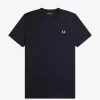 Camiseta con detalle de cinta para hombre Camiseta con detalle de cinta para hombre