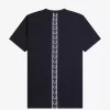 Camiseta con detalle de cinta para hombre Camiseta con detalle de cinta para hombre