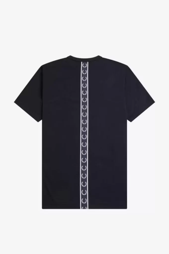 Camiseta con detalle de cinta para hombre Camiseta con detalle de cinta para hombre