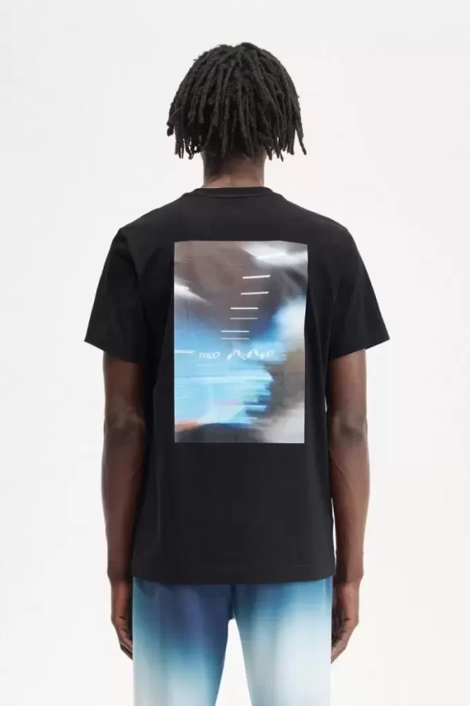 Camiseta con gráfico abstracto para hombre