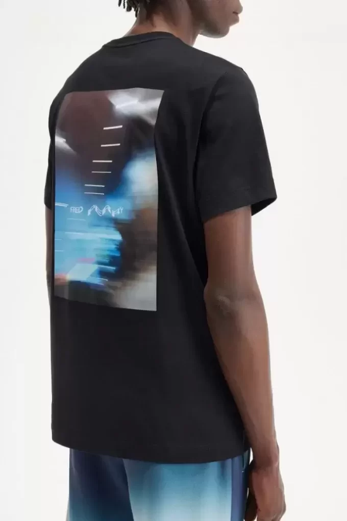 Camiseta con gráfico abstracto para hombre