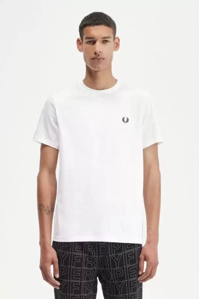 Camiseta con gráfico de corona de laurel para hombre