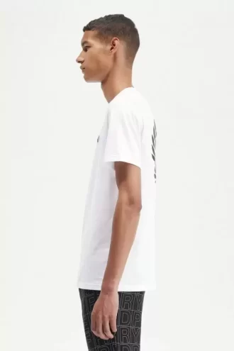 Camiseta con gráfico de corona de laurel para hombre