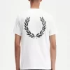 Camiseta con gráfico de corona de laurel para hombre