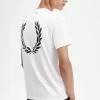 Camiseta con gráfico de corona de laurel para hombre