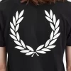 Camiseta con gráfico de corona de laurel para hombre