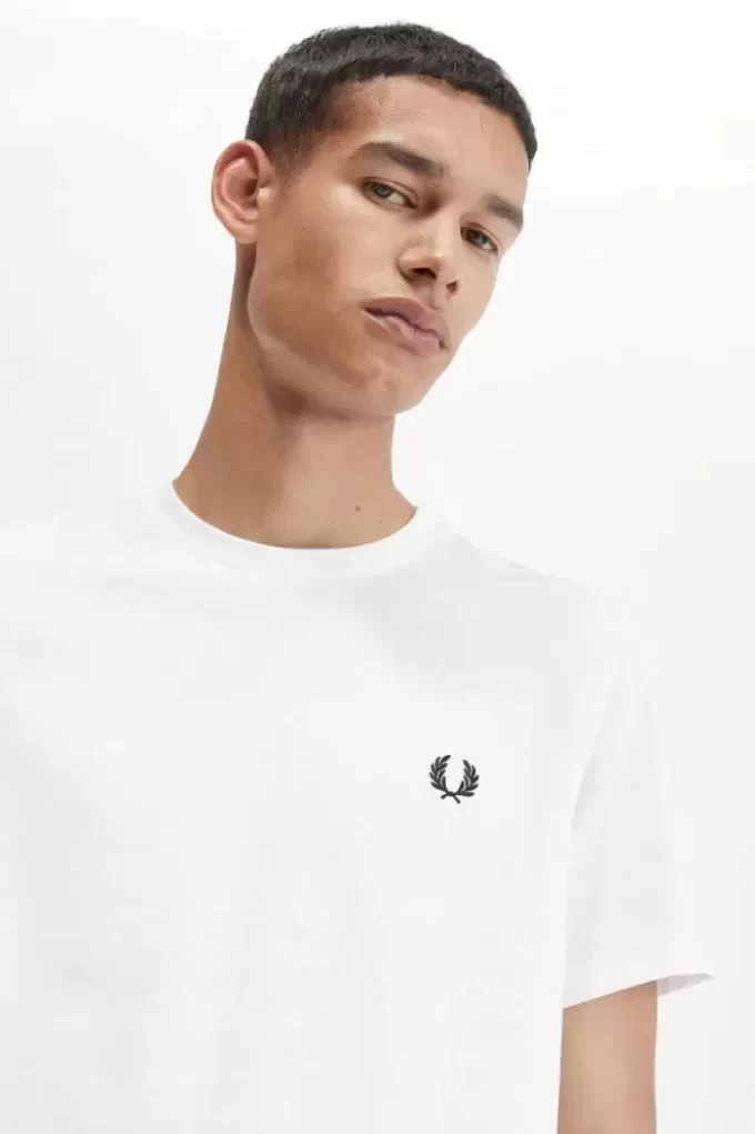 Camiseta con gráfico de corona de laurel para hombre